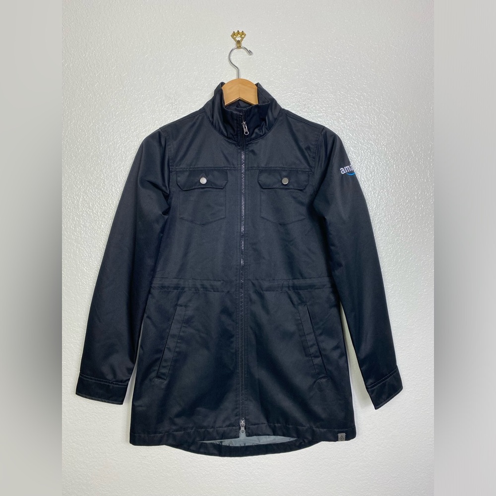 Trimark Amazon Jacket Womens XS Black Extra Small Employee Work Uniform Delivery